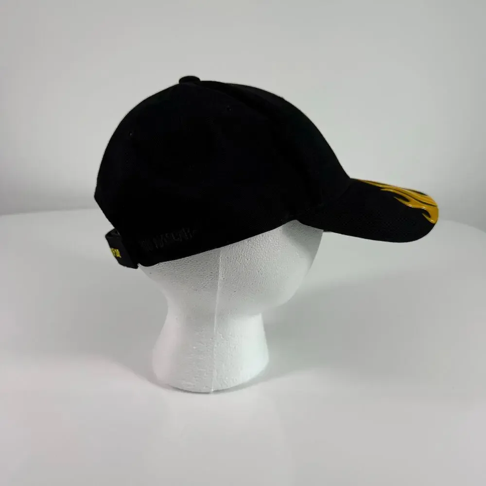 NASCAR 01 U.S. Army Racing Hat Black Flame Strapback‎ Cap